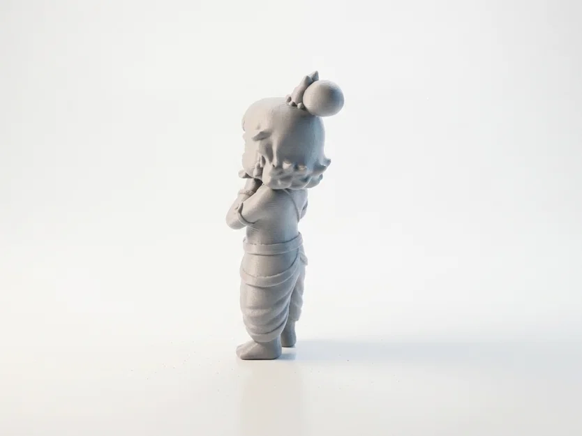Mô hình cô gái thổi sáo 3D - Tượng nghệ thuật âm nhạc - Image 4