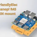 Đế gắn FriendlyElec NanoPi R4S lên thanh DIN rail 35mm - Thumbnail 1
