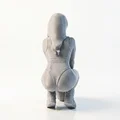 Mô hình 3D Nữ vận động viên đội mũ bảo hiểm bóng bầu dục - Thumbnail 3