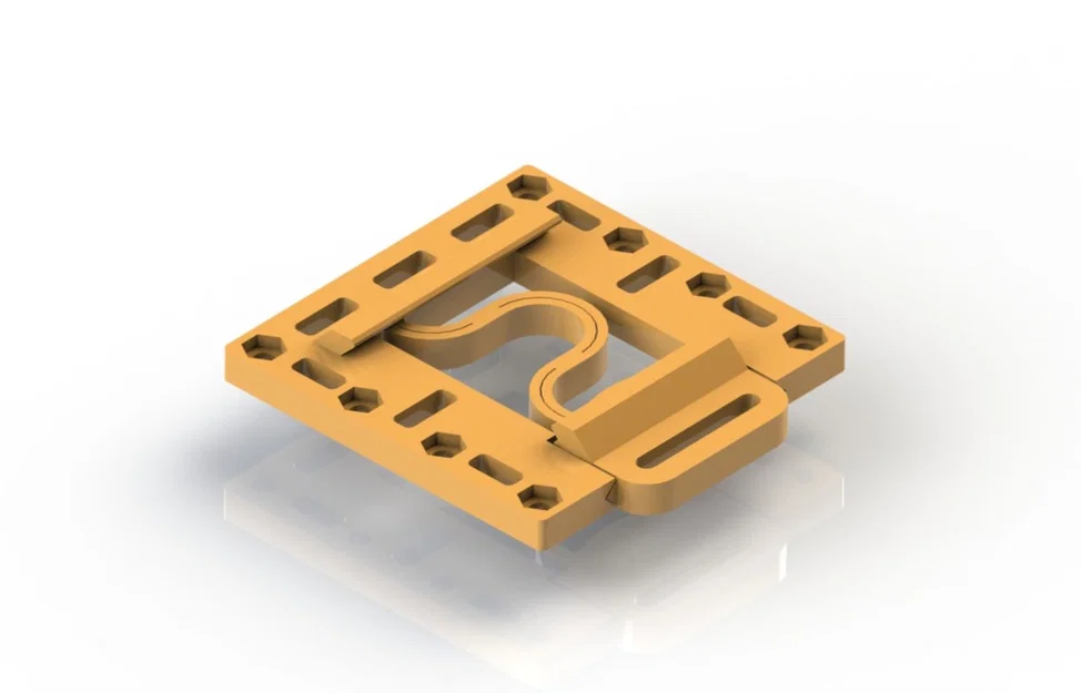 Giá đỡ Orange Pi R1 Plus LTS cho thanh ray DIN 35mm - Image 3