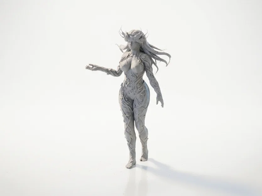 Mô hình Nữ thần rừng Fantasy 3D Printable - Image 1