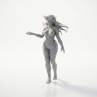 Mô hình Nữ thần rừng Fantasy 3D Printable