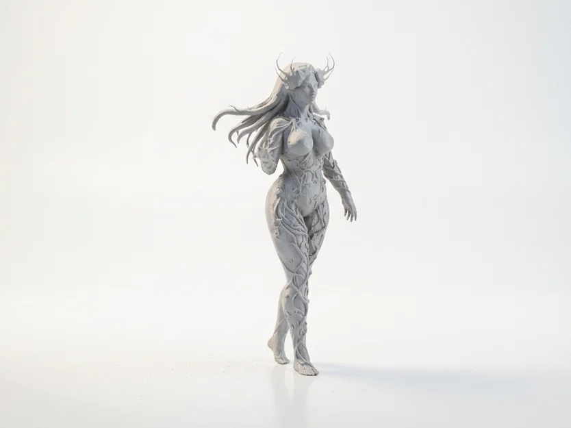 Mô hình Nữ thần rừng Fantasy 3D Printable - Image 2