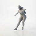Mô hình 3D nữ vận động viên bóng đá đầy năng động - Thumbnail 1