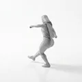 Mô hình 3D nữ vận động viên bóng đá đầy năng động - Thumbnail 4