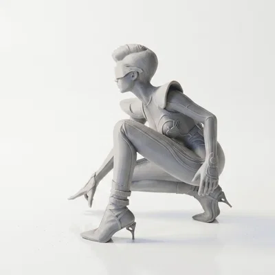 Mô hình tượng nữ Sci-Fi tương lai - File 3D printable