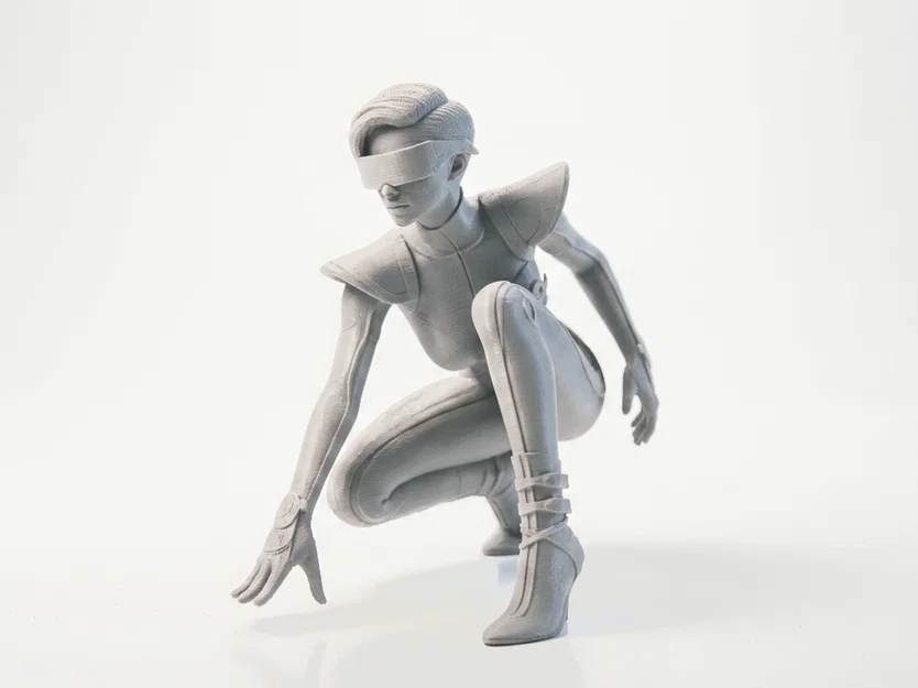 Mô hình tượng nữ Sci-Fi tương lai - File 3D printable - Image 2