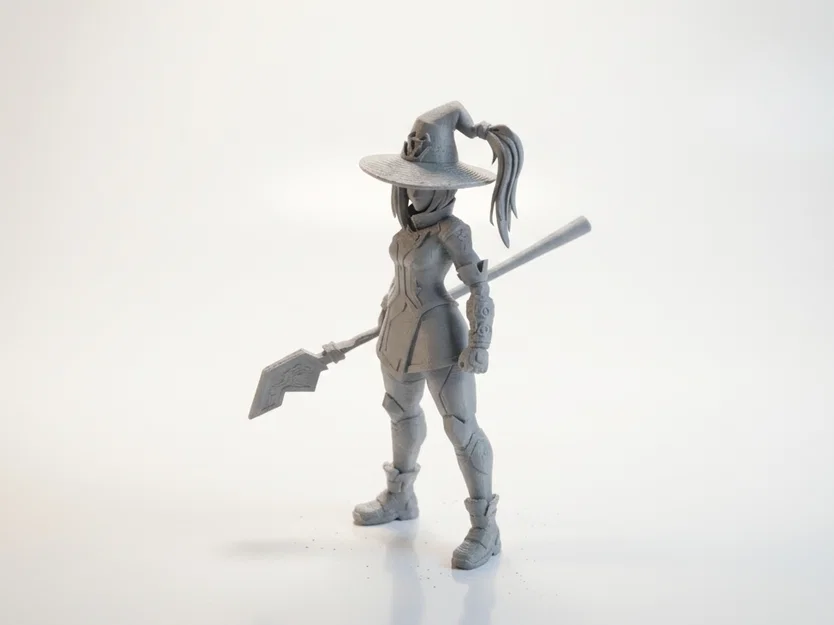Mô hình 3D Nữ Pháp Sư Ngân Hà - Galactic Wizard Lady Figurine - Image 1