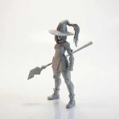 Mô hình 3D Nữ Pháp Sư Ngân Hà - Galactic Wizard Lady Figurine