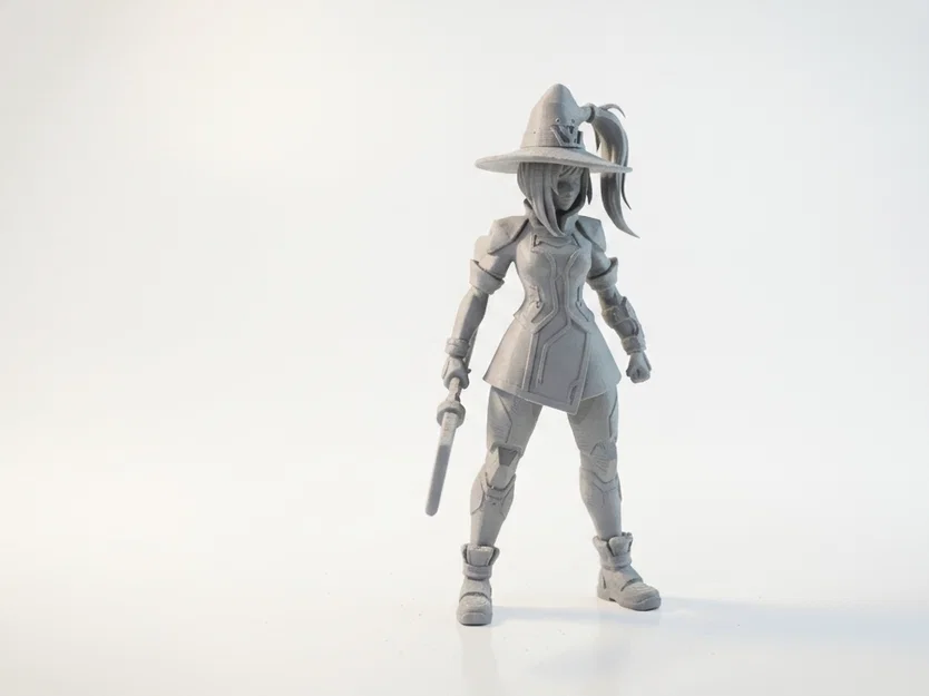 Mô hình 3D Nữ Pháp Sư Ngân Hà - Galactic Wizard Lady Figurine - Image 2
