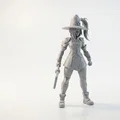 Mô hình 3D Nữ Pháp Sư Ngân Hà - Galactic Wizard Lady Figurine - Thumbnail 2