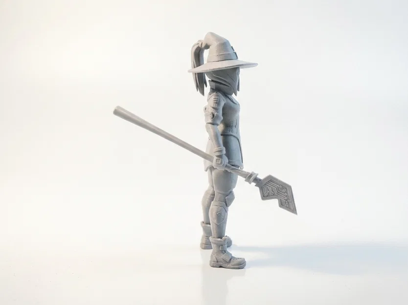 Mô hình 3D Nữ Pháp Sư Ngân Hà - Galactic Wizard Lady Figurine - Image 3