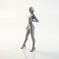 Mô hình nhân vật nữ tương lai (Futuristic Lady) - Tệp STL in 3D Sci-Fi - Thumbnail 1