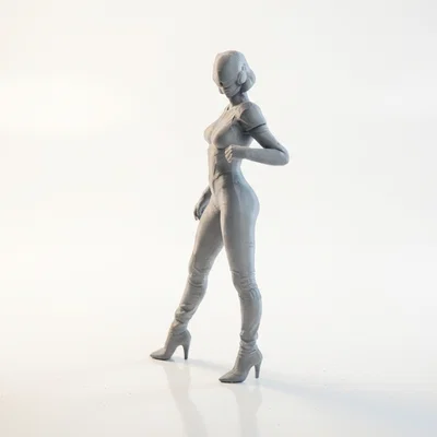 Mô hình nhân vật nữ tương lai (Futuristic Lady) - Tệp STL in 3D Sci-Fi