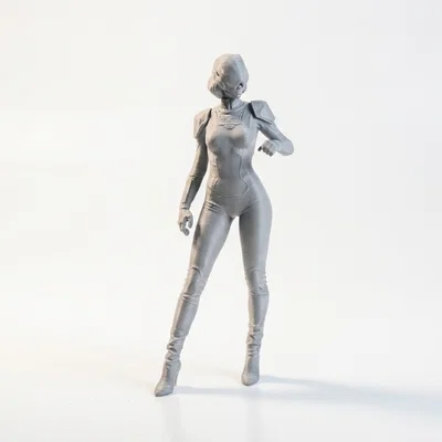 Mô hình nhân vật nữ tương lai (Futuristic Lady) - Tệp STL in 3D Sci-Fi