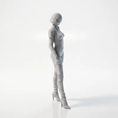 Mô hình nhân vật nữ tương lai (Futuristic Lady) - Tệp STL in 3D Sci-Fi