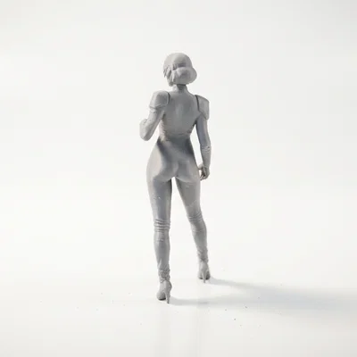 Mô hình nhân vật nữ tương lai (Futuristic Lady) - Tệp STL in 3D Sci-Fi