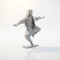 Mô hình tượng nữ vũ công Hip hop phong cách hình học 3D - Thumbnail 2