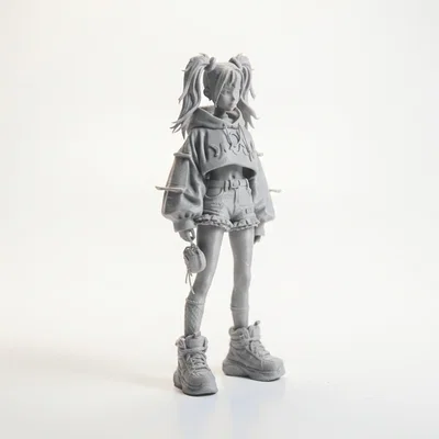 Mô hình Gamer Girl - Nhân vật nữ 3D có thể in ấn