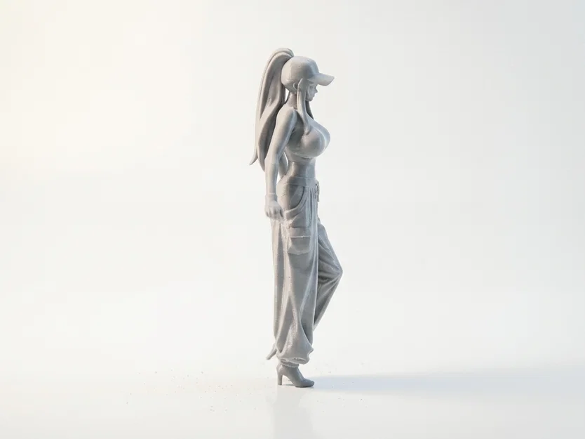 Mô hình tượng nữ nhân vật đội mũ - Tệp 3D Printable - Image 3