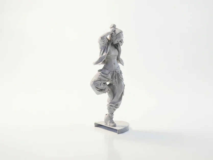 Mô hình tượng vũ công hình học nữ nghệ thuật in 3D - Image 2
