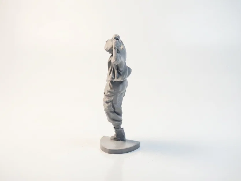 Mô hình tượng vũ công hình học nữ nghệ thuật in 3D - Image 4