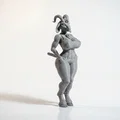 Mô hình 3D cô nàng dê nhân hình (Goat Lady) - File STL chất lượng cao - Thumbnail 2