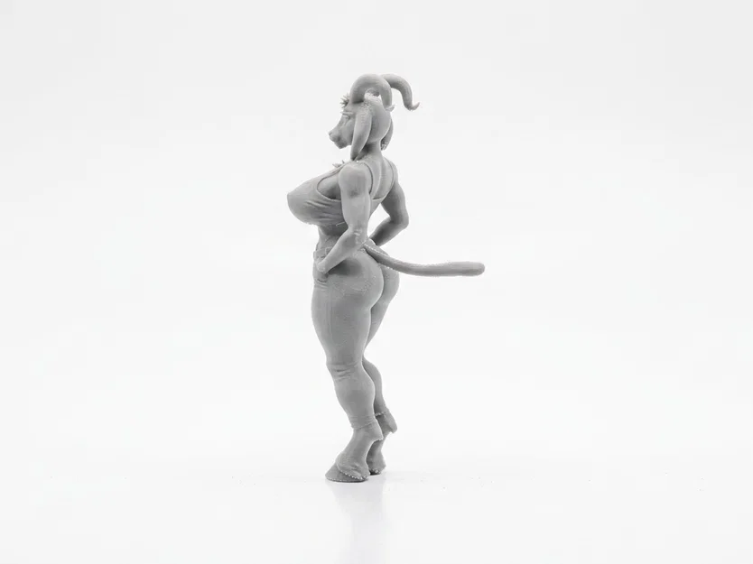 Mô hình 3D cô nàng dê nhân hình (Goat Lady) - File STL chất lượng cao - Image 3