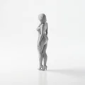 Mô hình 3D nhân vật nữ đeo kính - Tượng trang trí nghệ thuật - Thumbnail 4