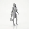 Mô hình 3D Quý Cô Đeo Kính Cầm Túi Xách (File in 3D) - Thumbnail 2