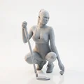 Mô hình Nữ Vận động viên Golf - Tượng 3D in ấn nghệ thuật - Thumbnail 3