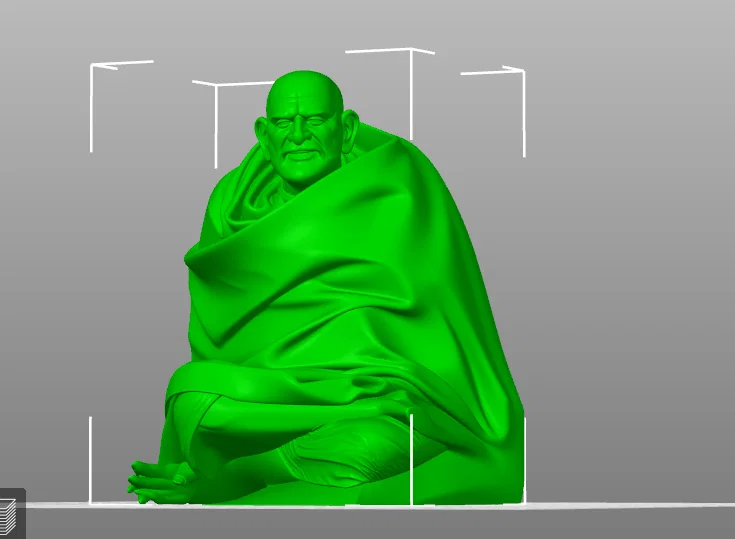 Tượng 3D Neem Karoli Baba - Mô hình nghệ thuật tâm linh tinh tế - Image 1
