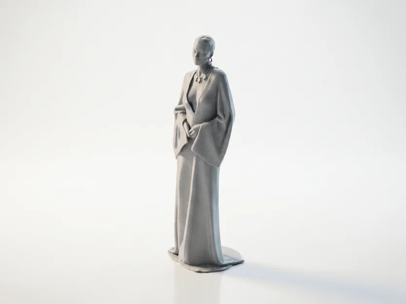 Mô hình tượng nữ quý cô thanh lịch - Tệp in 3D nghệ thuật - Image 1