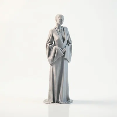 Mô hình tượng nữ quý cô thanh lịch - Tệp in 3D nghệ thuật