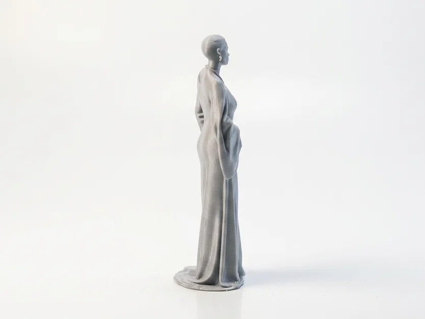 Mô hình tượng nữ quý cô thanh lịch - Tệp in 3D nghệ thuật - Image 3