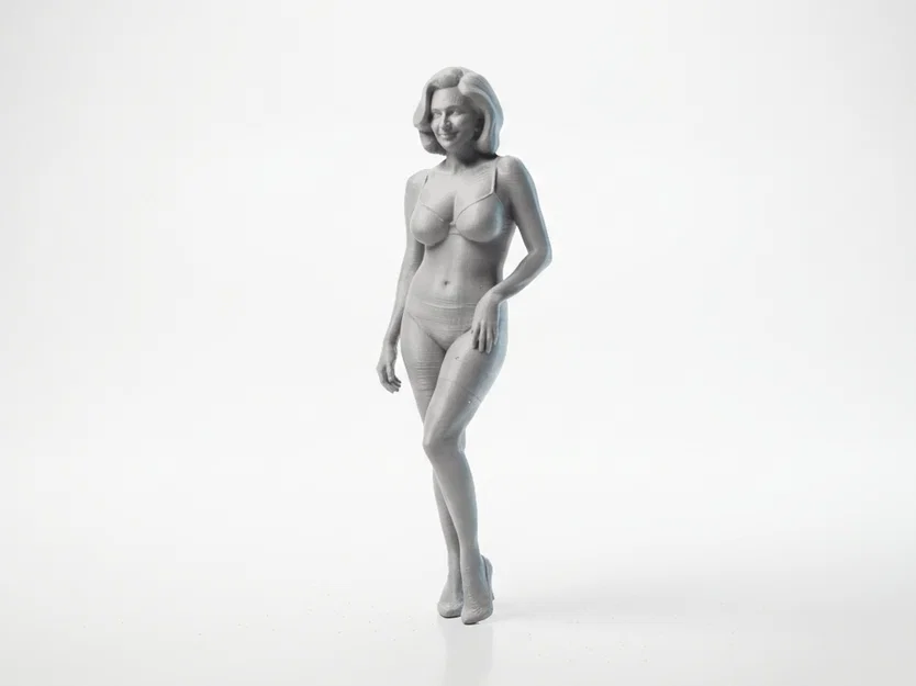 Mô hình tượng Granny Bikini Female Figure - File in 3D - Image 1