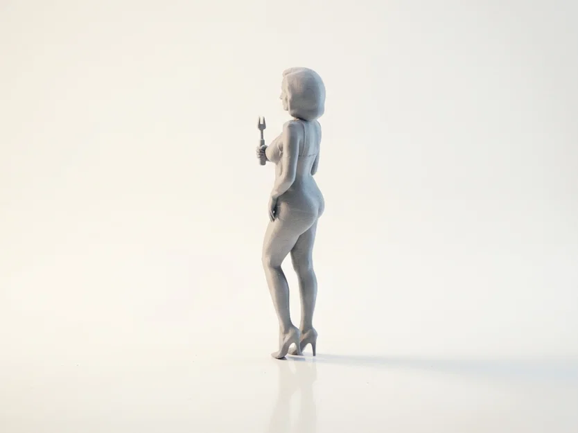 Mô hình tượng Granny Bikini Female Figure - File in 3D - Image 4