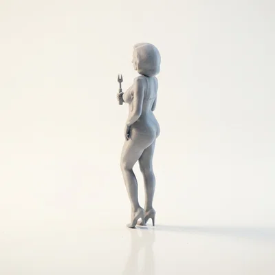 Mô hình tượng Granny Bikini Female Figure - File in 3D