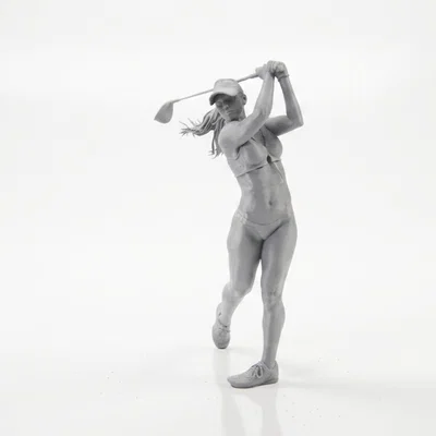 Mô Hình 3D Nữ Tay Golf (Golf Babe) - File STL In 3D