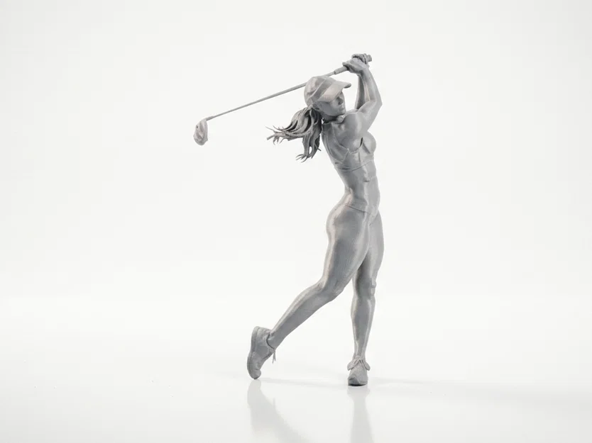 Mô Hình 3D Nữ Tay Golf (Golf Babe) - File STL In 3D - Image 2