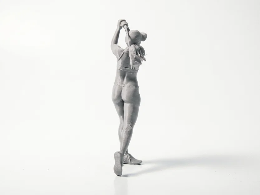 Mô Hình 3D Nữ Tay Golf (Golf Babe) - File STL In 3D - Image 3