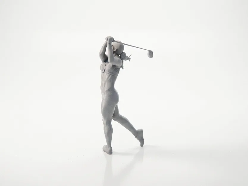 Mô Hình 3D Nữ Tay Golf (Golf Babe) - File STL In 3D - Image 4