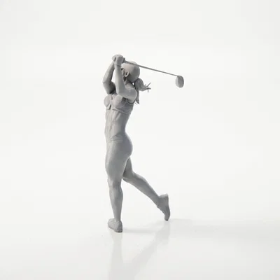 Mô Hình 3D Nữ Tay Golf (Golf Babe) - File STL In 3D