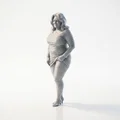 Mô hình 3D Bà Cụ Tinh Nghịch - Nhân vật in 3D độc đáo - Thumbnail 1