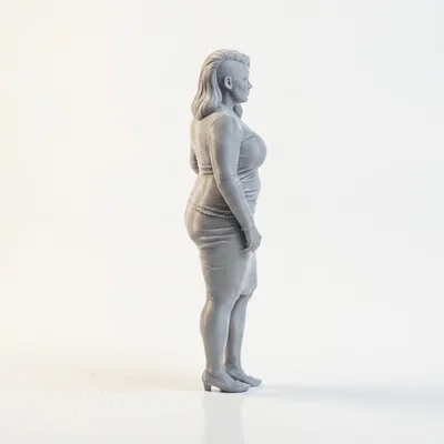 Mô hình 3D Bà Cụ Tinh Nghịch - Nhân vật in 3D độc đáo