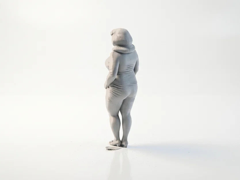 Mô hình 3D Bà Cụ Tinh Nghịch - Nhân vật in 3D độc đáo - Image 4