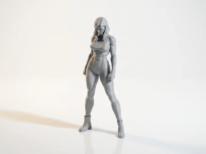 Mô hình 3D cô nàng vận động viên Gym Girl - Image 1