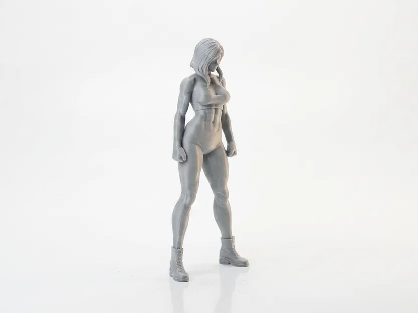 Mô hình 3D cô nàng vận động viên Gym Girl - Image 2