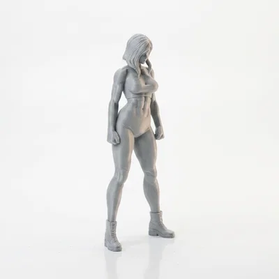 Mô hình 3D cô nàng vận động viên Gym Girl