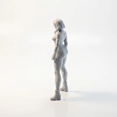 Mô hình 3D cô nàng vận động viên Gym Girl
